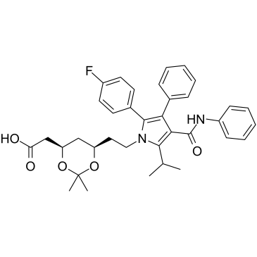 Atorvastatin acetonide结构式