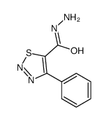 4-苯基-1,2,3-噻二唑-5-羧肼结构式
