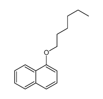 1-hexoxynaphthalene结构式