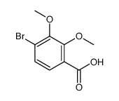 4-bromo-2,3-dimethoxybenzoic acid Structure