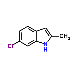 6-Chloro-2-methyl-1H-indole Structure