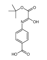 4-[[2-[(2-methylpropan-2-yl)oxy]-2-oxoacetyl]amino]benzoic acid Structure