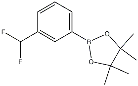 3-二氟甲基苯硼酸频哪醇酯结构式