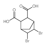 Bicyclo[2.2.1]heptane-2,3-dicarboxylicacid, 5,6-dibromo-结构式
