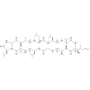 Val2-Cyclosporine Structure