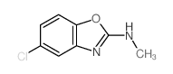 2-Benzoxazolamine,5-chloro-N-methyl-结构式