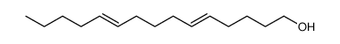 (5E,10E)-5,10-Pentadecadien-1-ol结构式