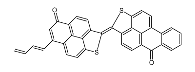 2-(5-oxobenzo[4,5]phenaleno[1,9-bc]thien-2(5H)-ylidenebenzo[4,5]phenaleno[1,9-bc]thiophen-5(2H)-one结构式