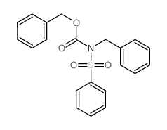benzyl N-(benzenesulfonyl)-N-benzyl-carbamate Structure