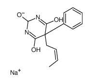 5-(2-Butenyl)-5-phenyl-2-sodiooxy-4,6(1H,5H)-pyrimidinedione picture