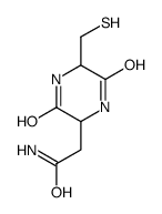 2-Piperazineacetamide, 5-(mercaptomethyl)-3,6-dioxo- (9CI)结构式