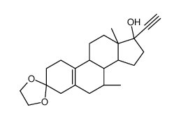 替勃龙-13CD3 3-乙烯缩酮结构式