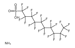 1,1,2,2,3,3,4,4,5,5,6,6,7,7,8,8,9,9,10,10,10-二十一氟代癸磺酸铵盐结构式
