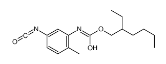 2-ethylhexyl (5-isocyanato-2-methylphenyl)-carbamate结构式