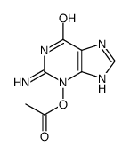 (2-amino-6-oxo-7H-purin-3-yl) acetate结构式