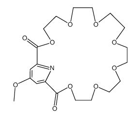 25-methoxy-3,6,9,12,15,18,21-heptaoxa-27-azabicyclo[21.3.1]heptacosa-1(26),23(27),24-triene-2,22-dione结构式