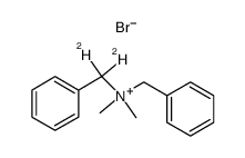 Dibenzyl-α,α-d2-dimethylammonium bromide Structure