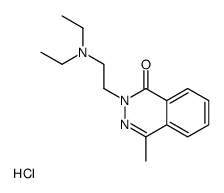 2-[2-(diethylamino)ethyl]-4-methylphthalazin-1-one,hydrochloride结构式