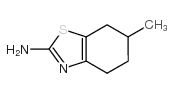 4,5,6,7-四氢-6-甲基-2-氨基苯并噻唑结构式