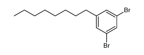 1,3-二溴-5-n-辛基苯结构式