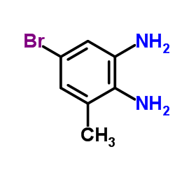 5-Bromo-3-methylbenzene-1,2-diamine Structure