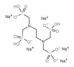 Ethylenediamine tetra(methylenephosphonic acid) pentasodium salt (EDTMPA) Structure