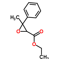 Ethyl methylphenylglycidate structure