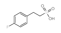 2-(4-Fluorophenyl)ethanesulfonic acid Structure