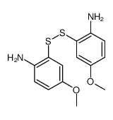 2-[(2-amino-5-methoxyphenyl)dithio]-4-methoxyaniline结构式