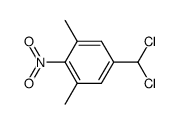 3,5-dimethyl-4-nitrobenzylidene dichloride Structure
