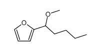 1-(2-furyl)-1-methoxypentane Structure