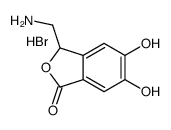 3-Aminomethyl-5,6-dihydroxyphthalide hydrobromide Structure