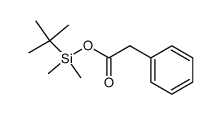 tert-butyldimethylsilyl 2-phenylethanoate Structure
