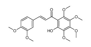 2'-hydroxy-3,4,3',4',5',6'-hexamethoxychalcone Structure