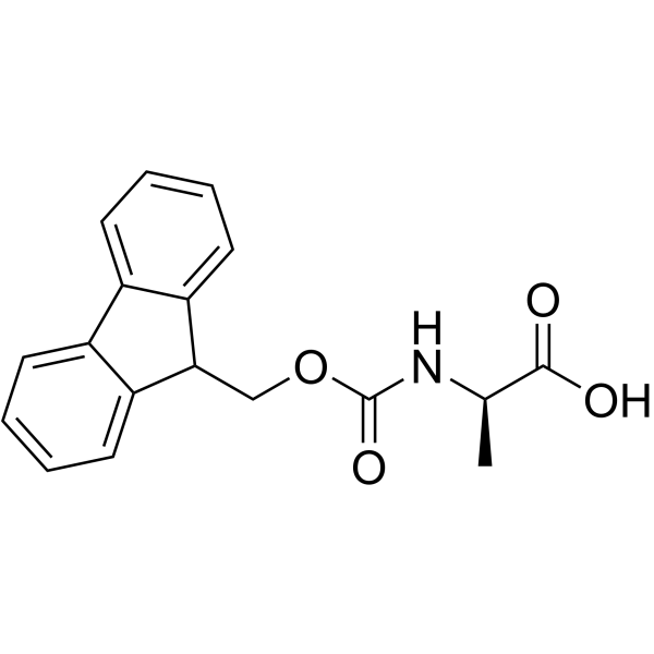 Fmoc-D-丙氨酸结构式