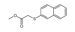 methyl (2-naphthylthio)acetate Structure