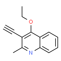 Quinoline, 4-ethoxy-3-ethynyl-2-methyl- (9CI)结构式