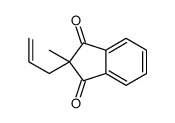 2-methyl-2-prop-2-enylindene-1,3-dione结构式