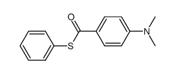 S-phenyl 4-(dimethylamino)benzothioate结构式