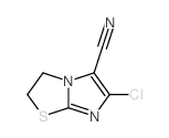 Imidazo[2,1-b]thiazole-5-carbonitrile,6-chloro-2,3-dihydro- Structure