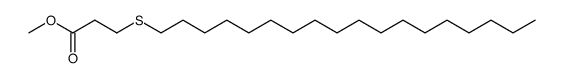 3-(n-octadecylthio)-propanoic acid,methyl ester结构式