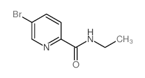 5-Bromo-N-ethylpicolinamide Structure