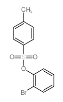对甲苯磺酸2-溴苯酯结构式