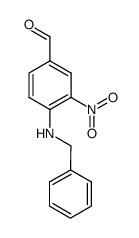 4-benzylamino-3-nitro-benzaldehyde Structure