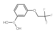 3-三氟乙氧基苯硼酸结构式
