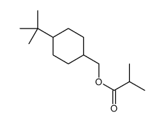(4-tert-butylcyclohexyl)methyl 2-methylpropanoate结构式