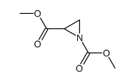 N-methoxycarbonylaziridine-2-carboxylic acid methyl ester结构式