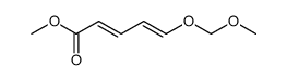 methyl (2E,4E)-5-(methoxymethoxy)penta-2,4-dienoate结构式