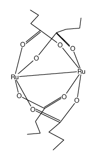 diruthenium(II,II) tetra-μ-butyrate结构式