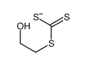 2-hydroxyethylsulfanylmethanedithioate Structure